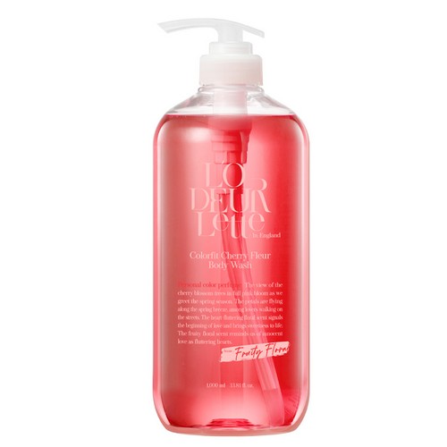 로더렛 컬러핏 바디워시 체리플뢰르 1000ml