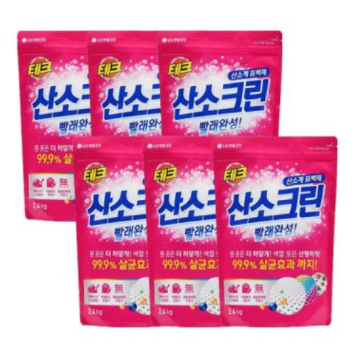 테크 산소크린 2.4kg (6개)_이미지