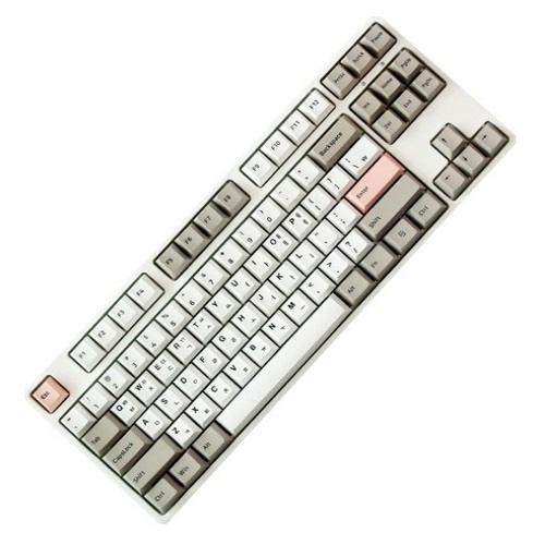 몬스타 몬스타기어 마카롱 PBT 한영정각 108키 키캡 (피치요거트)_이미지