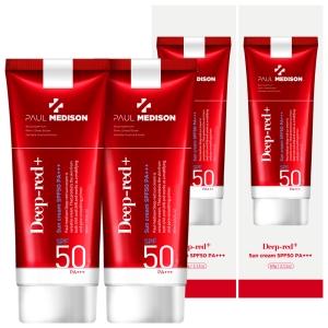 폴메디슨 딥레드 썬크림 SPF50 PA+++ 60ml 2개