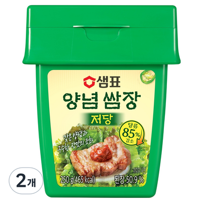 샘표 저당 양념쌈장 250g (2개)_이미지