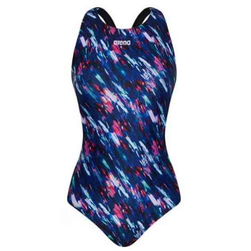 아레나 여성 퀘이사 원피스 레이서백 A4SL1PL55BLK_이미지