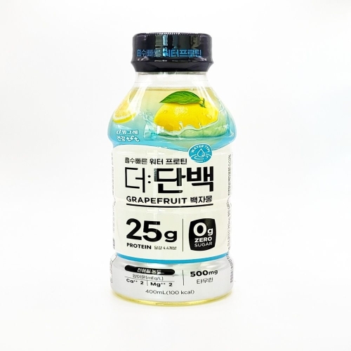 빙그레 더단백 워터 프로틴 백자몽 400ml (12개)
