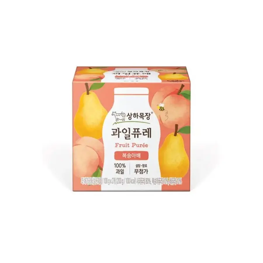  상하목장 과일퓨레 복숭아배 200g [1개]