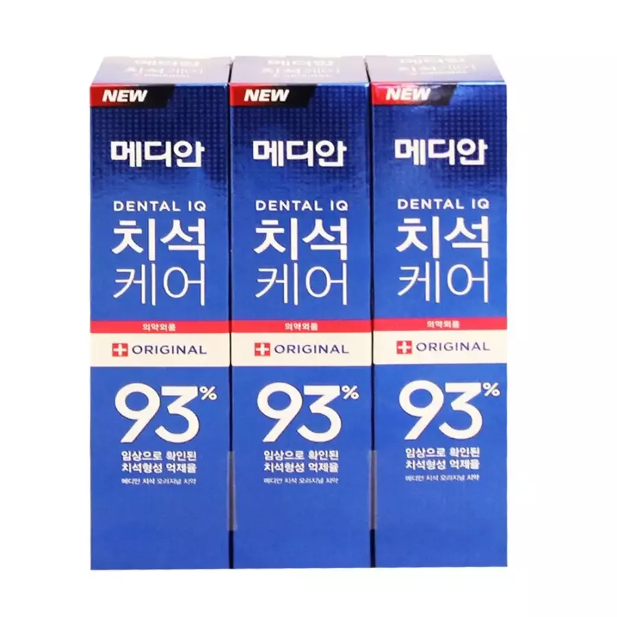 메디안 덴탈IQ 치석케어(93%) 오리지널 치약 150g이미지입니다. 누르면 해당 게시물로 새창이동합니다.