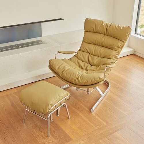 버즈가구 마데이라 벨러 체어 1인용 (스툴포함)_이미지