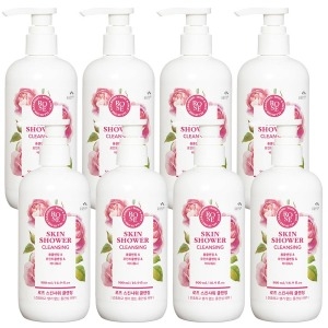 꽃을든남자 스킨샤워 로즈 클렌징 500ml (8개)_이미지