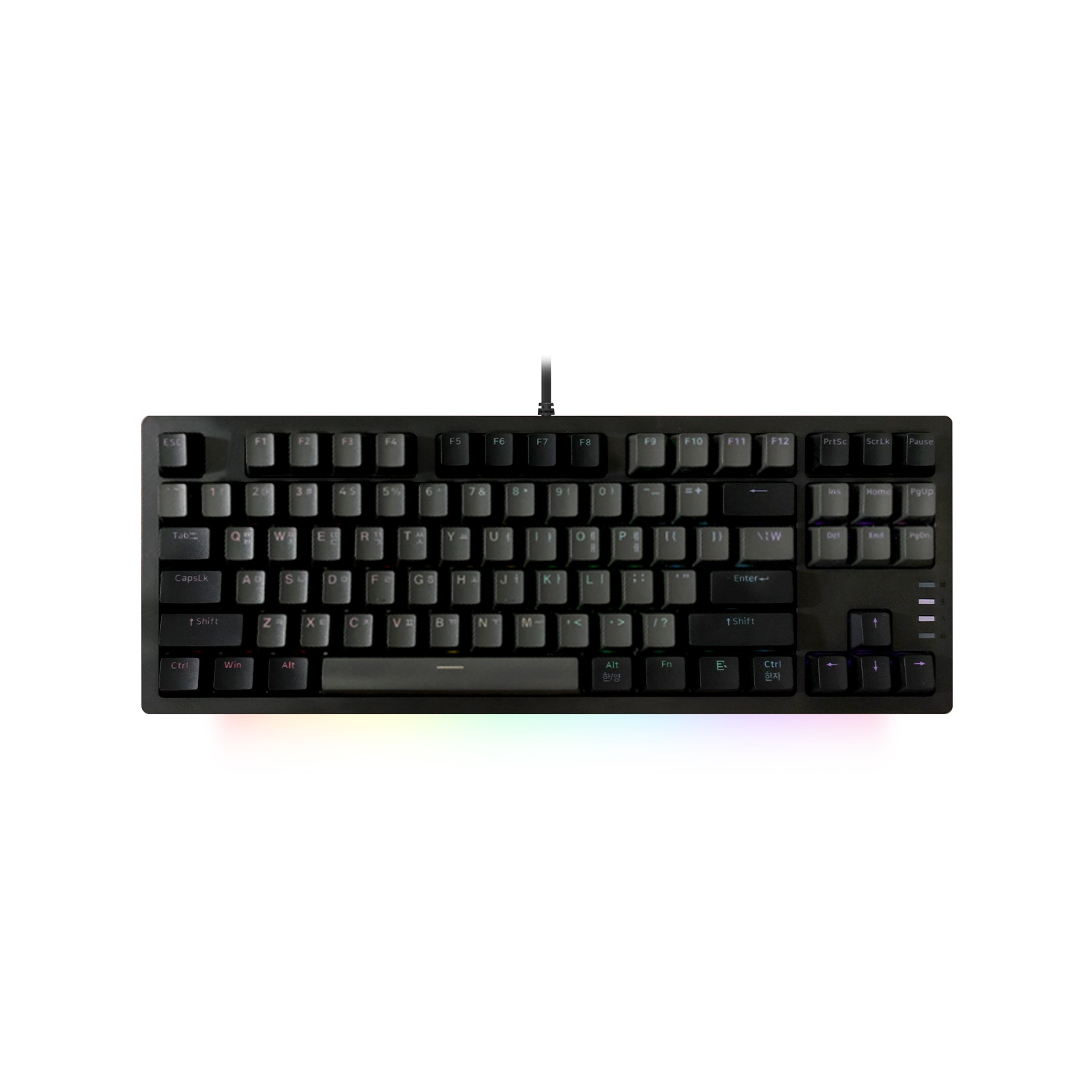 앱코 AN01T RGB BAR 기계식 다크그레이 (적축)_이미지