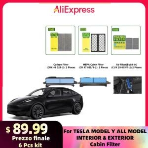 �׽��� Model Y �� 3 EV HEPA ī�� ĳ�� ���� ŰƮ MANN FILTER CUK25015/21 2 CUK46025/..