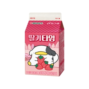 빙그레 딸기타임 200ml이미지입니다. 누르면 해당 게시물로 새창이동합니다.