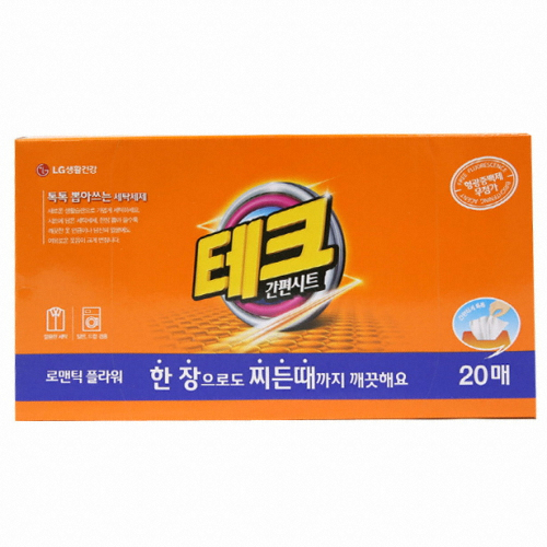 테크 간편시트 로맨틱플라워 20매 (3개)_이미지