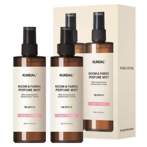  쿤달 퍼퓸 룸 앤 패브릭 섬유탈취제 베이비파우더 300ml [2개]