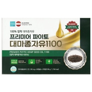 우리바이오 프리미어 파이토 대마종자유1100 90캡슐이미지입니다. 누르면 해당 게시물로 새창이동합니다.