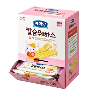 일동후디스 칼슘 웨하스 딸기 6g (50개)_이미지