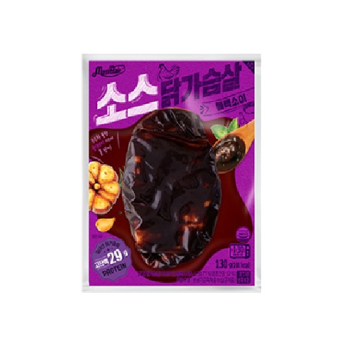 푸드나무 맛있닭 소스 닭가슴살 블랙소이 130g (1개)