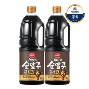 해표 순알콩 양조간장 골드 1.8L (2개)_이미지