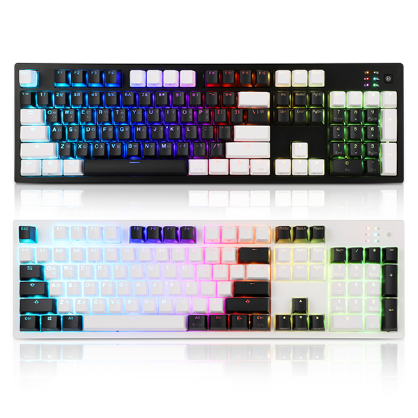 ���� HACKER K997P PBT ���� RGB ������� ������ Ű����
