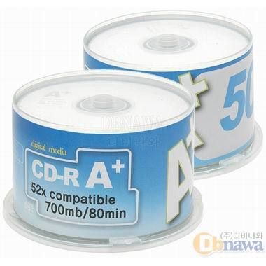 A+ CD-R 700MB 52X 케익 100장