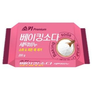  무궁화 소키 프리미엄 베이킹소다 세탁비누 200g [3개]
