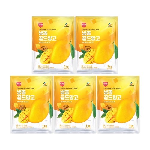  이츠웰 냉동 골드망고 1kg [5개]