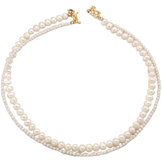 ��Ƽ���渮��� 5-way Knotted Pearl Necklace