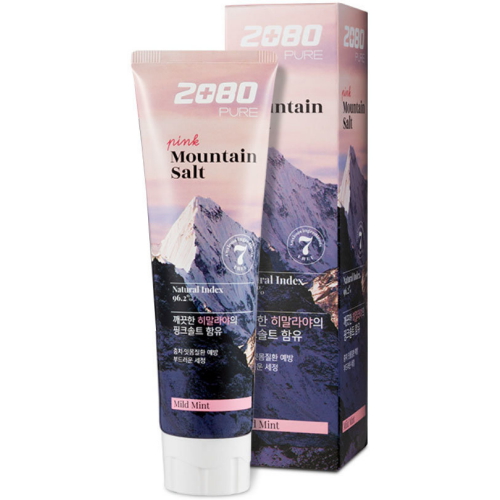 2080 퓨어 마운틴 핑크솔트 치약 120g (60개)_이미지