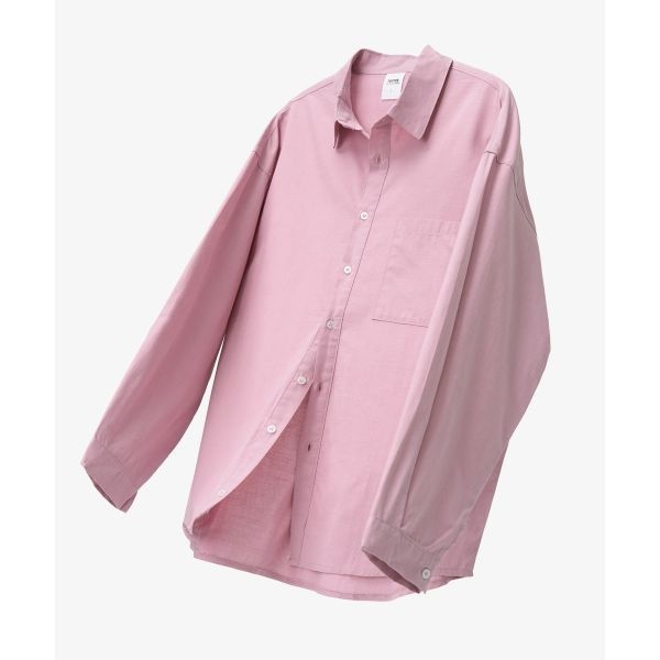 토피 TOFFEE COOL 스퀘어 포켓 레이온 셔츠 MUTE PINK T1S-SPRST01R3 172975