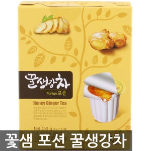 꽃샘식품 꽃샘 꿀 유자차 포션 450g_이미지
