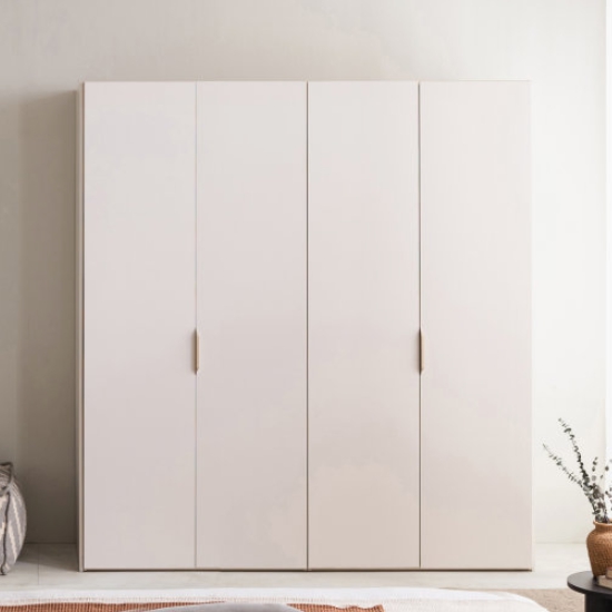 리바트 퓨리타 화이트 일반도어 짧은옷장 1000_이미지