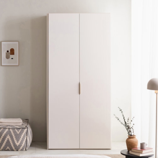 리바트 퓨리타 화이트 일반도어 짧은옷장 1000_이미지