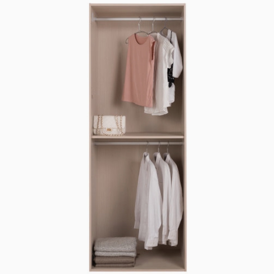 리바트 퓨리타 화이트 일반도어 짧은옷장 1000_이미지