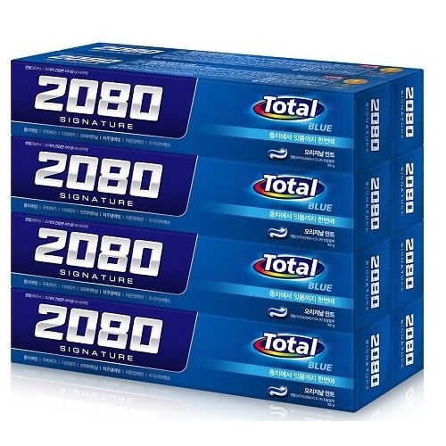 2080 시그니처 토탈블루 치약 160g (8개)_이미지