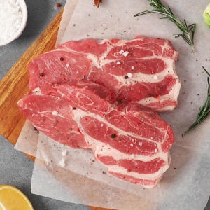 녹돈영농조합 고기장인백정 무항생제 한돈 목살스테이크 400g (2개)_이미지