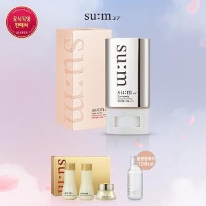 숨37도 선 어웨이 벨벳 선스틱 18g 기획세트 1 (+클렌징워터)