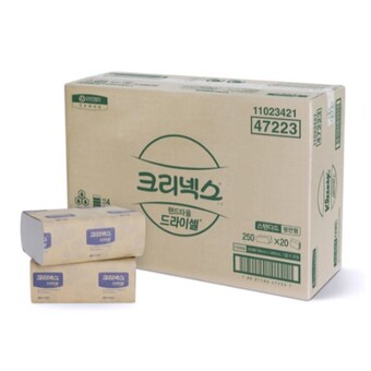 <b>크리넥스</b> 드라이셀 핸드타월 스탠다드 F250S