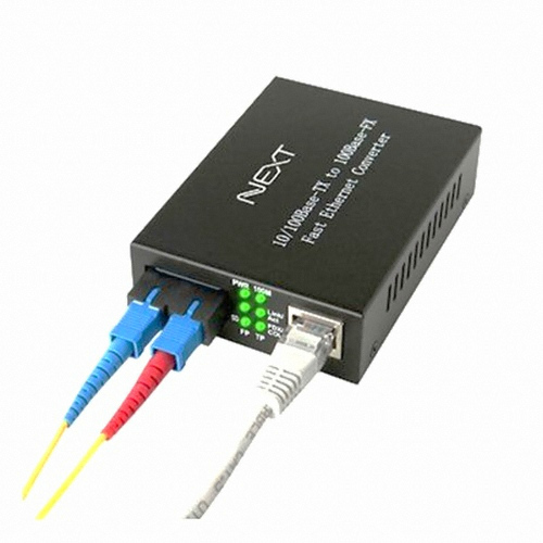 이지넷유비쿼터스 넥스트 <b>10/100</b>Mbps SC타입 광미디어 컨버터 (NEXT-200FSCS)