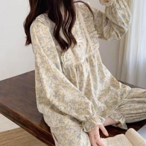 바바라앤코 바바라 ONM 여성 꽃무늬 긴팔 긴바지 홈웨어 봄 가을 잠옷 상하세트_33426902 (1세트)