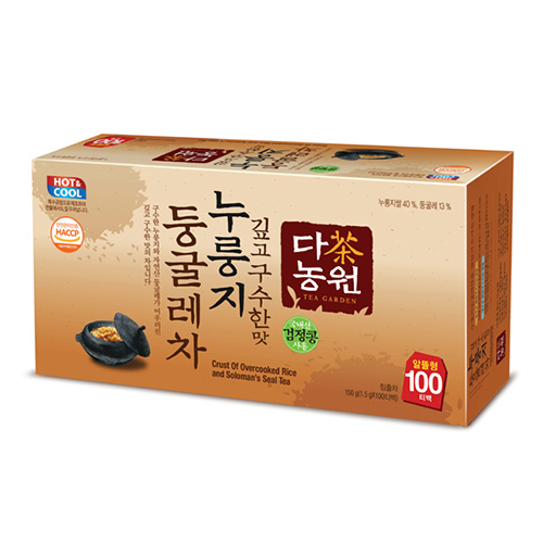 다농원 누룽지 둥굴레차 티백 100티백 (5개)