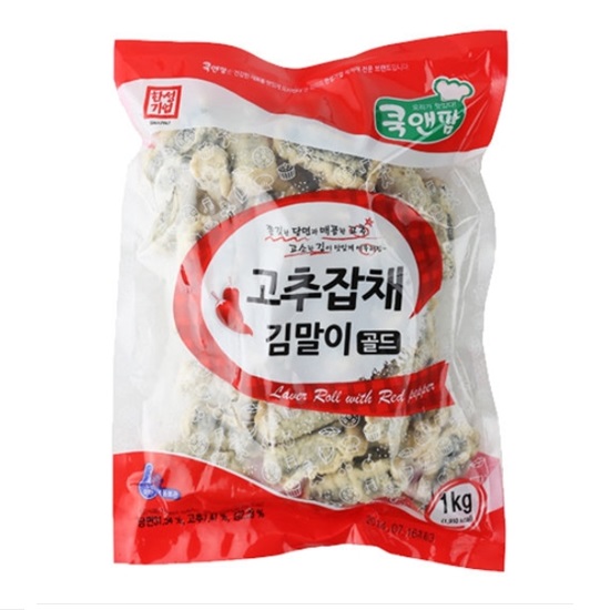 푸르온 고추잡채 김말이 골드 1kg (1개)_이미지