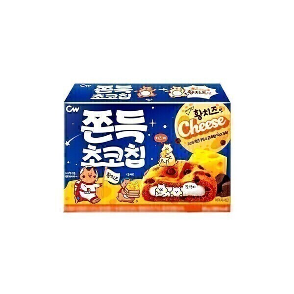 청우식품 쫀득초코칩 황치즈 90g (1개)