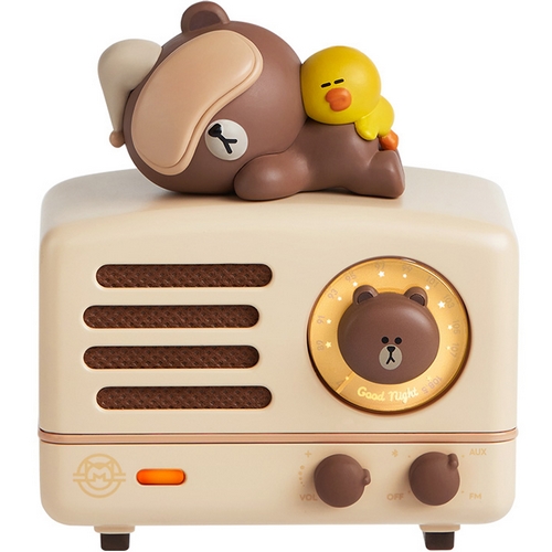 MUZEN X 라인프렌즈 OTR 메탈 블루투스 스피커 MW-2AI (본품, 해외구매)_이미지