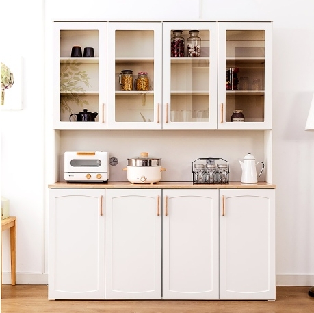 호두데코 데일리 도어형 주방수납장+상부수납장 1600