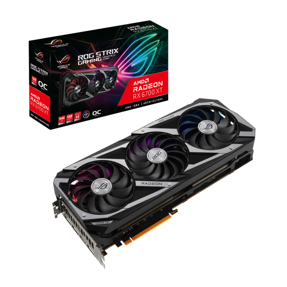 ASUS ROG STRIX 라데온 RX 6700 XT O12G GAMING OC D6 12GB