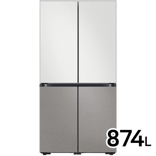 삼성전자 비스포크 코타+바이브 RF85DB90F1 (화이트+다크그레이)