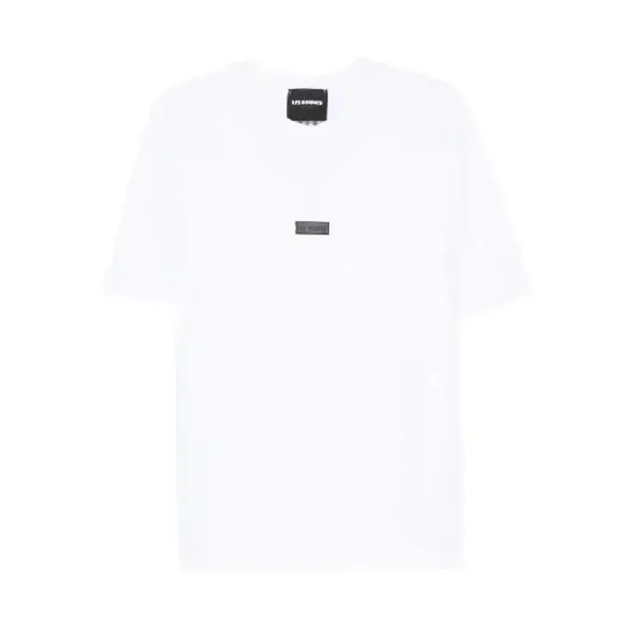 레스옴므 로고 패치 티셔츠 LHB2520002WHITE T