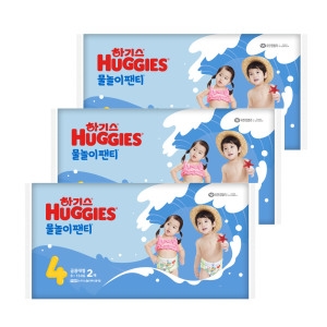 유한킴벌리 하기스 2023 물놀이팬티 4단계-공용 (6매)