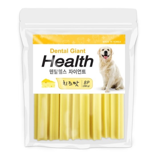 엠엔비물산 덴탈헬스플러스 자이언트 치즈 260g (8P) (1개)_이미지