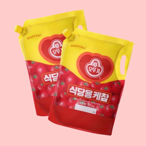 오뚜기 식당용 케찹 리필 3.3kg (2개)_이미지