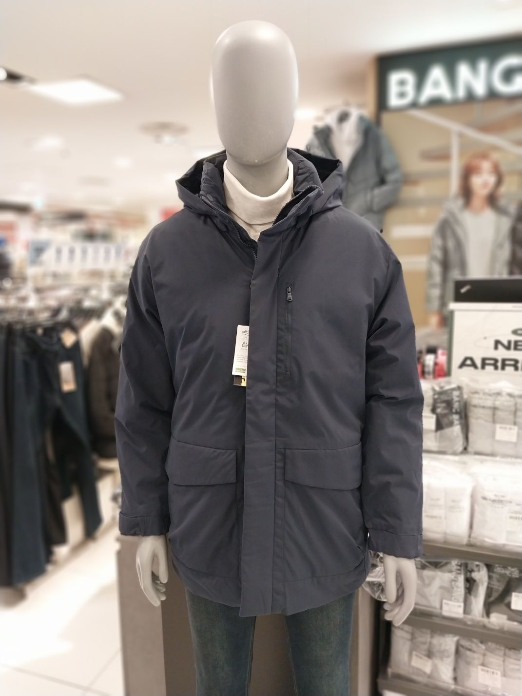 뱅뱅 UI624빅사이즈 3계절 생활방수 반코드기장 패딩 점퍼 자켓 BUJ 624 697148_이미지