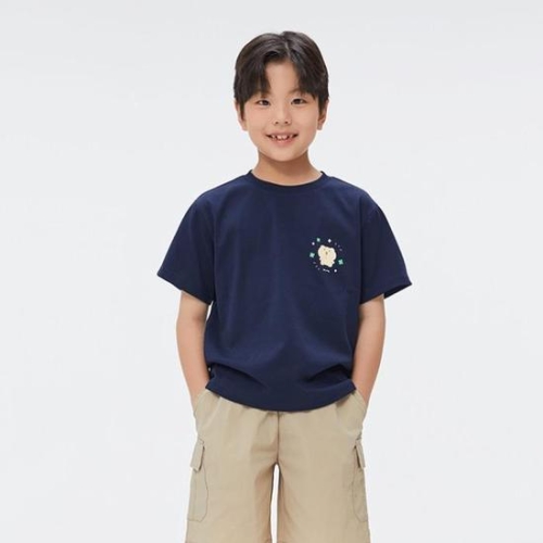 오키즈 스파 키즈 COOL 망그러진곰 반팔 상하세트 BEIGE SPSMF37KU6